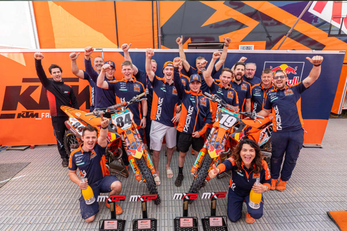Das KTM-Werksteam gewann in beiden WM-Klassen