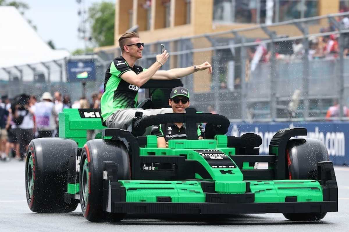 Nico Hülkenberg ließ sich von seinem Teamkollegen Gabriel Bortoleto chauffieren