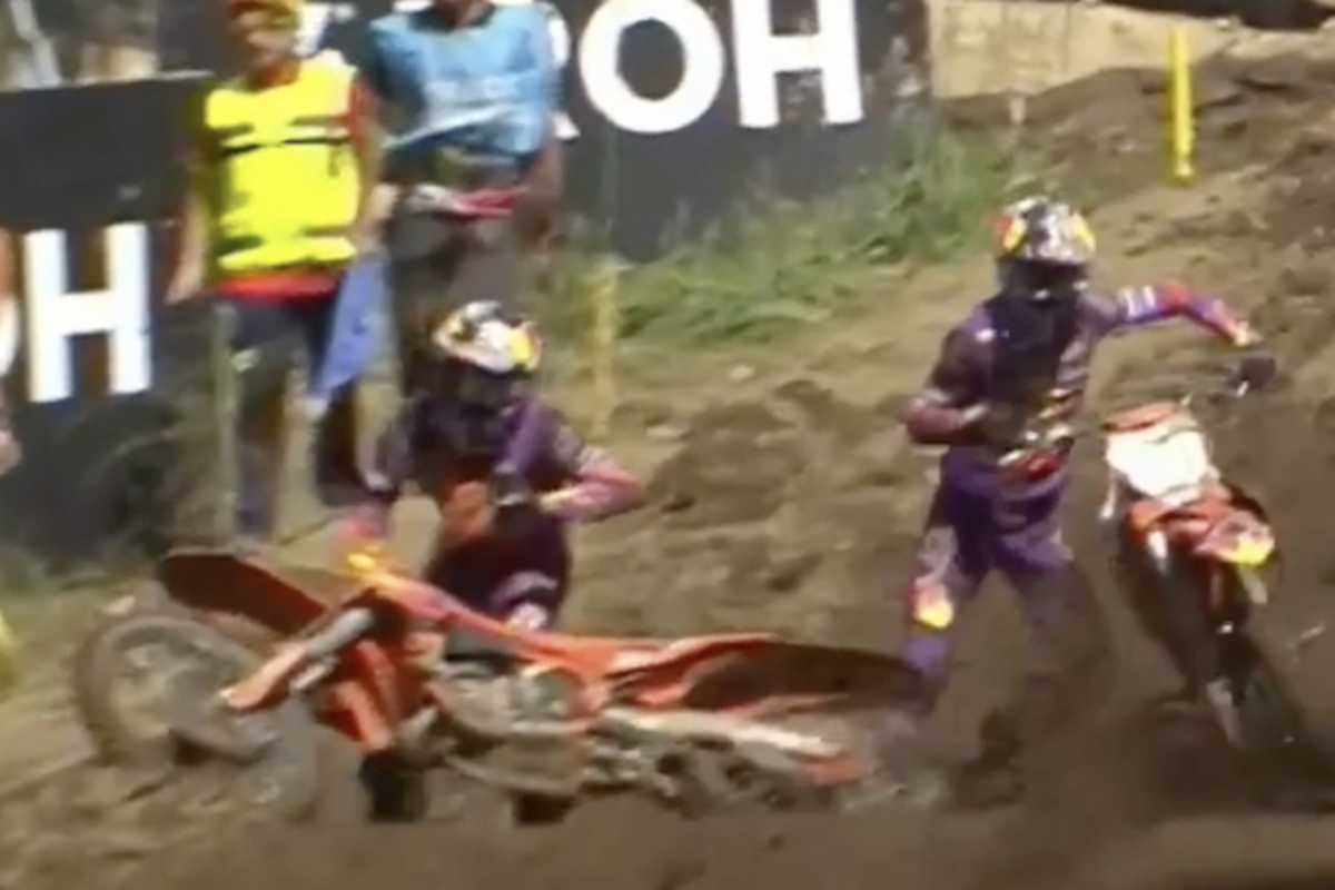 Liam Everts und Andrea Adamo stürzten