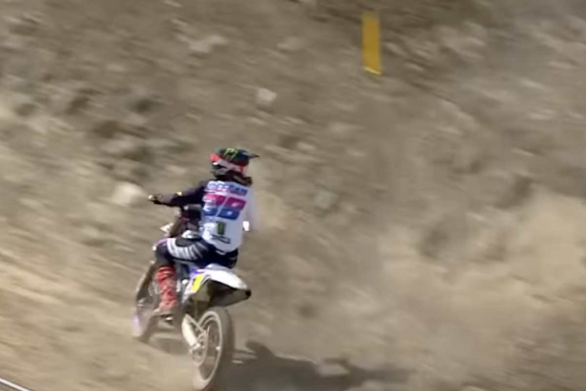 Haiden Deegan kam in beiden Rennen von der Strecke ab