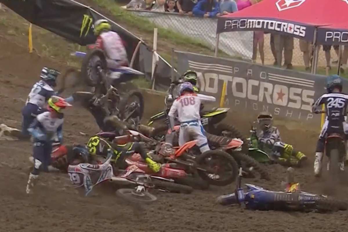 Haiden Deegan verursachte einen Massencrash