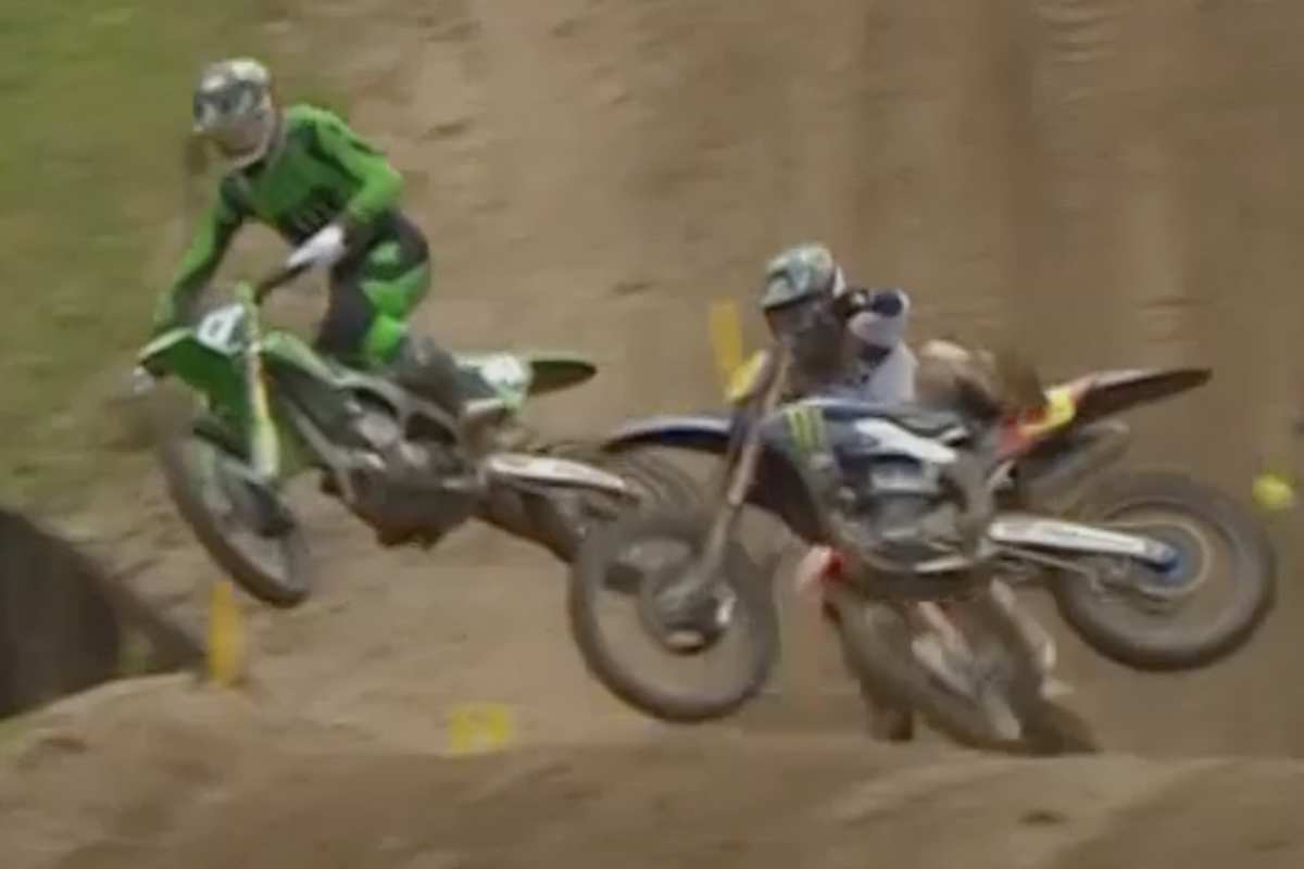 Deegan geht im zweiten Lauf spektakulär an Kitchen vorbei in Führung