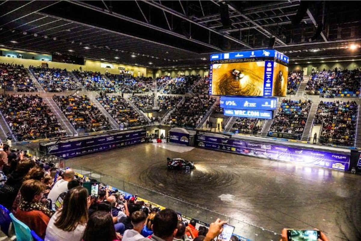 Super Special am späten Abend in der Gran Canaria Arena: Für einmal Rallye statt Basketball