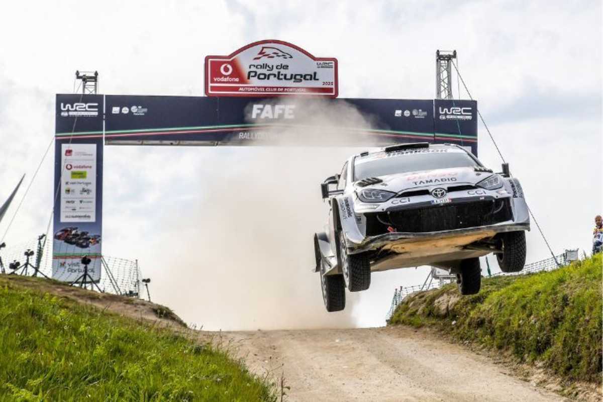 Toyota-Pilot Kalle Rovanperä "flog" auf Platz drei