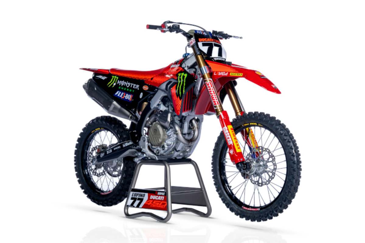 Mit dieser Ducati wird Lupino die italienische Prestige-Meisterschaft bestreiten