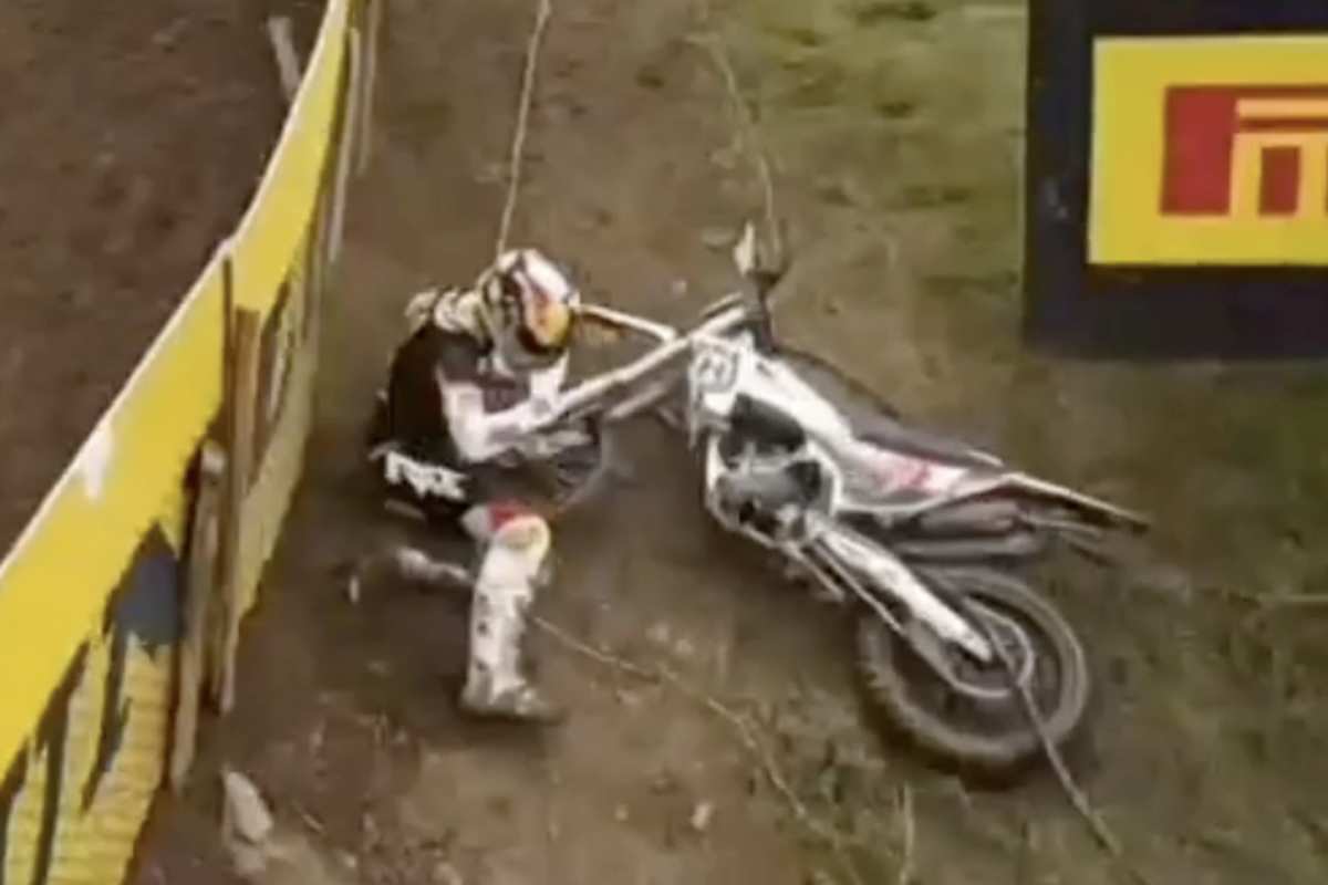 Kay de Wolf stürzte zweimal