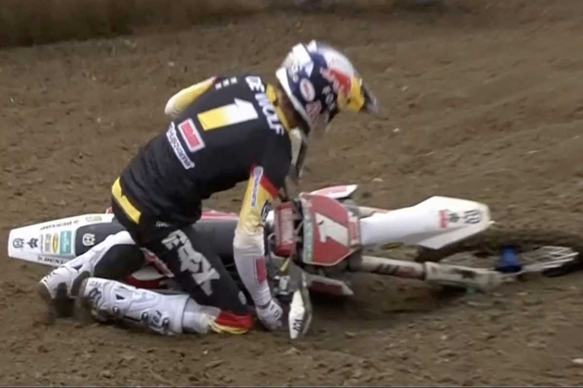 Kay de Wolf stürzte