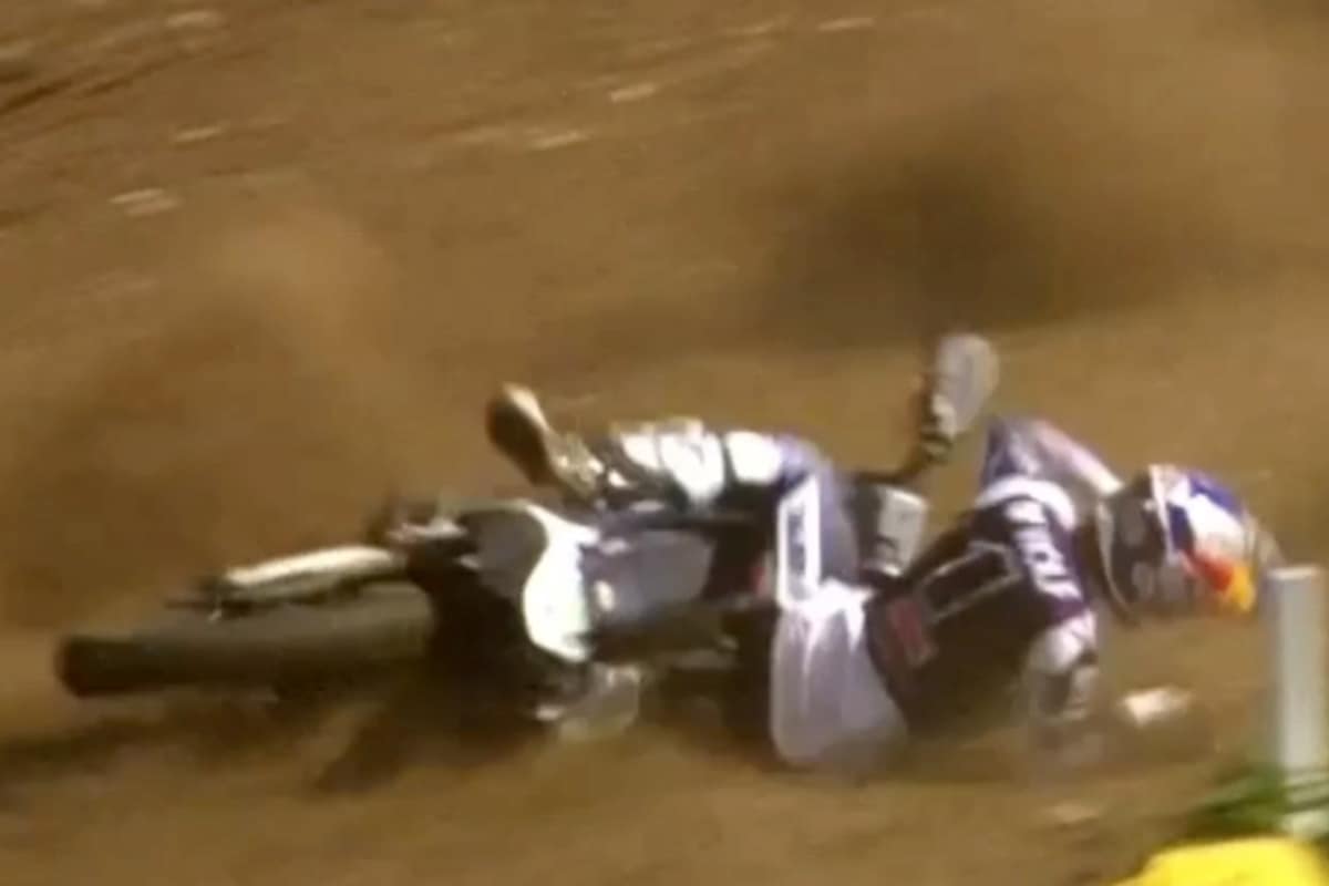 Kay de Wolf stürzte zweimal