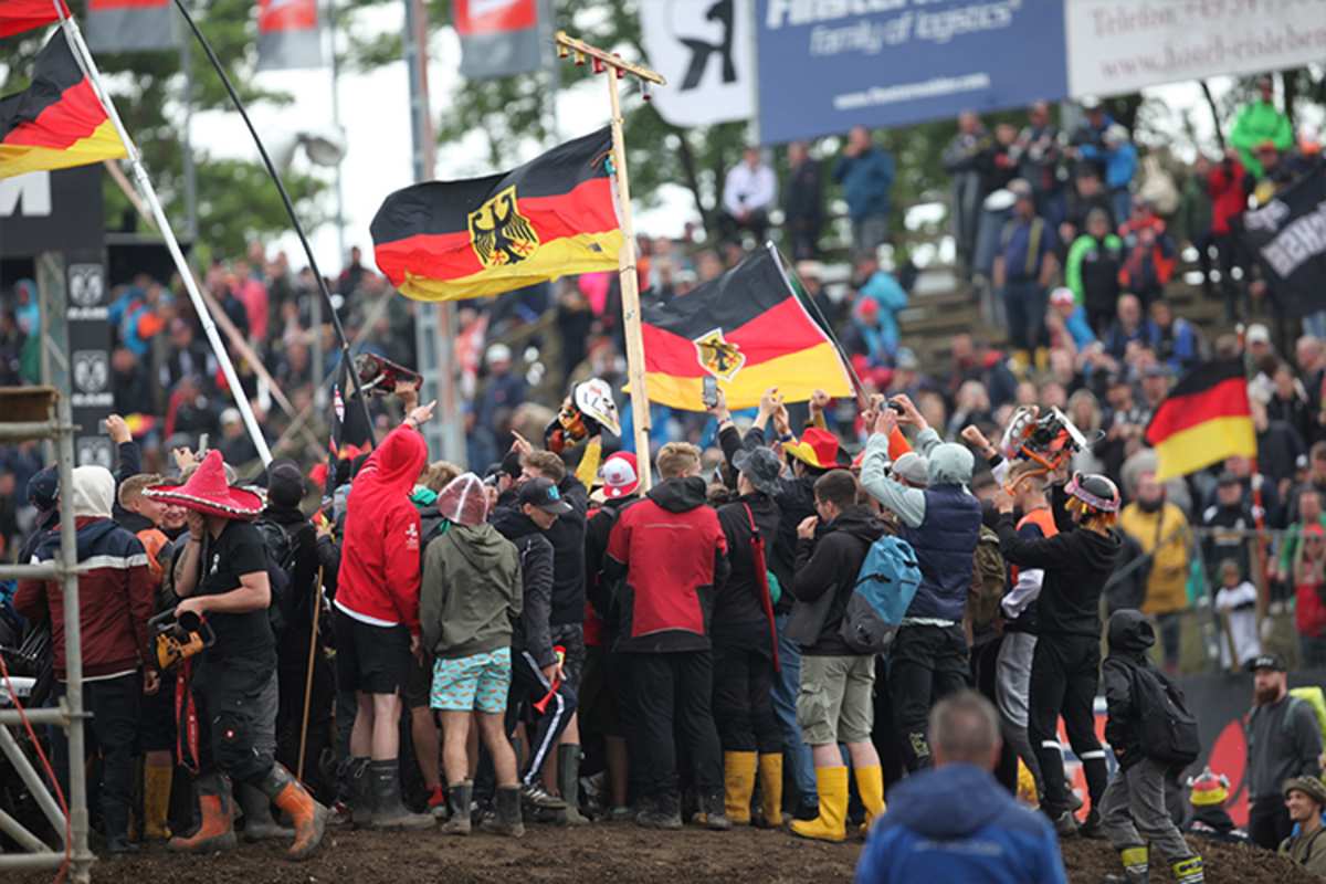 Die Fans feierten die deutschen Fahrer