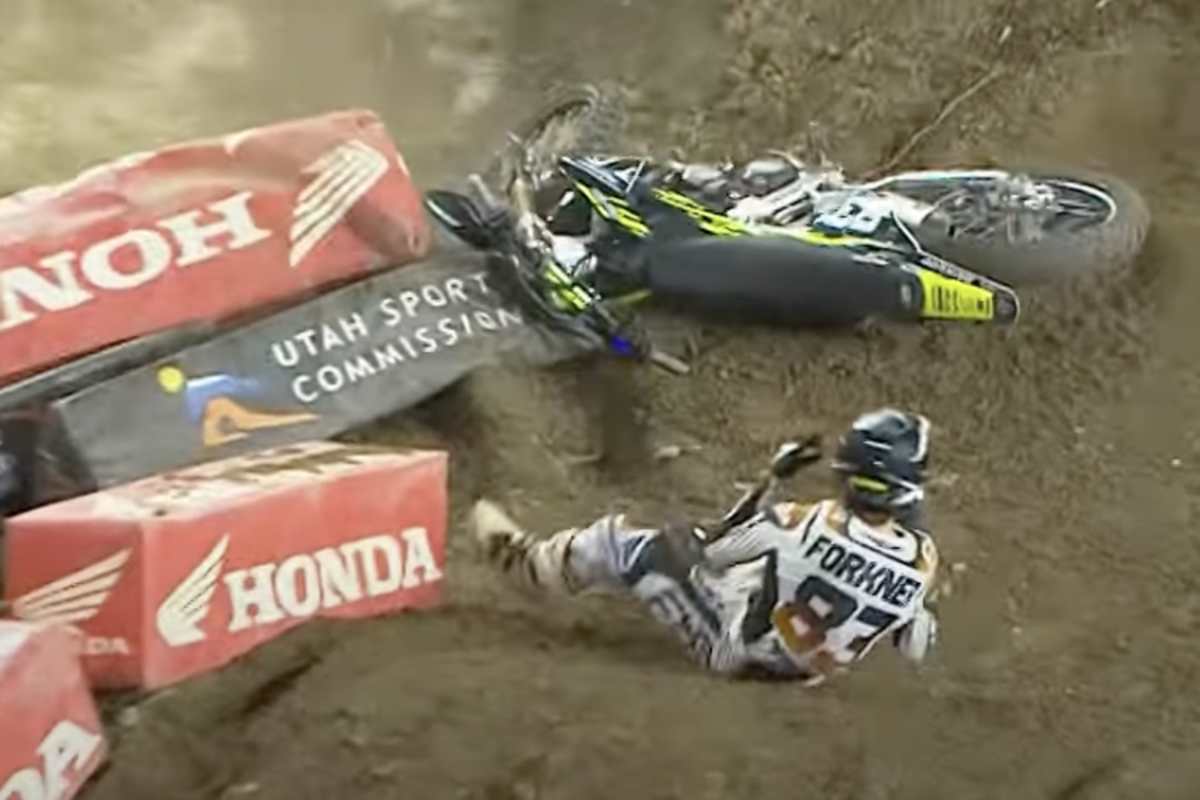 Austin Forkner stürzte im Finale