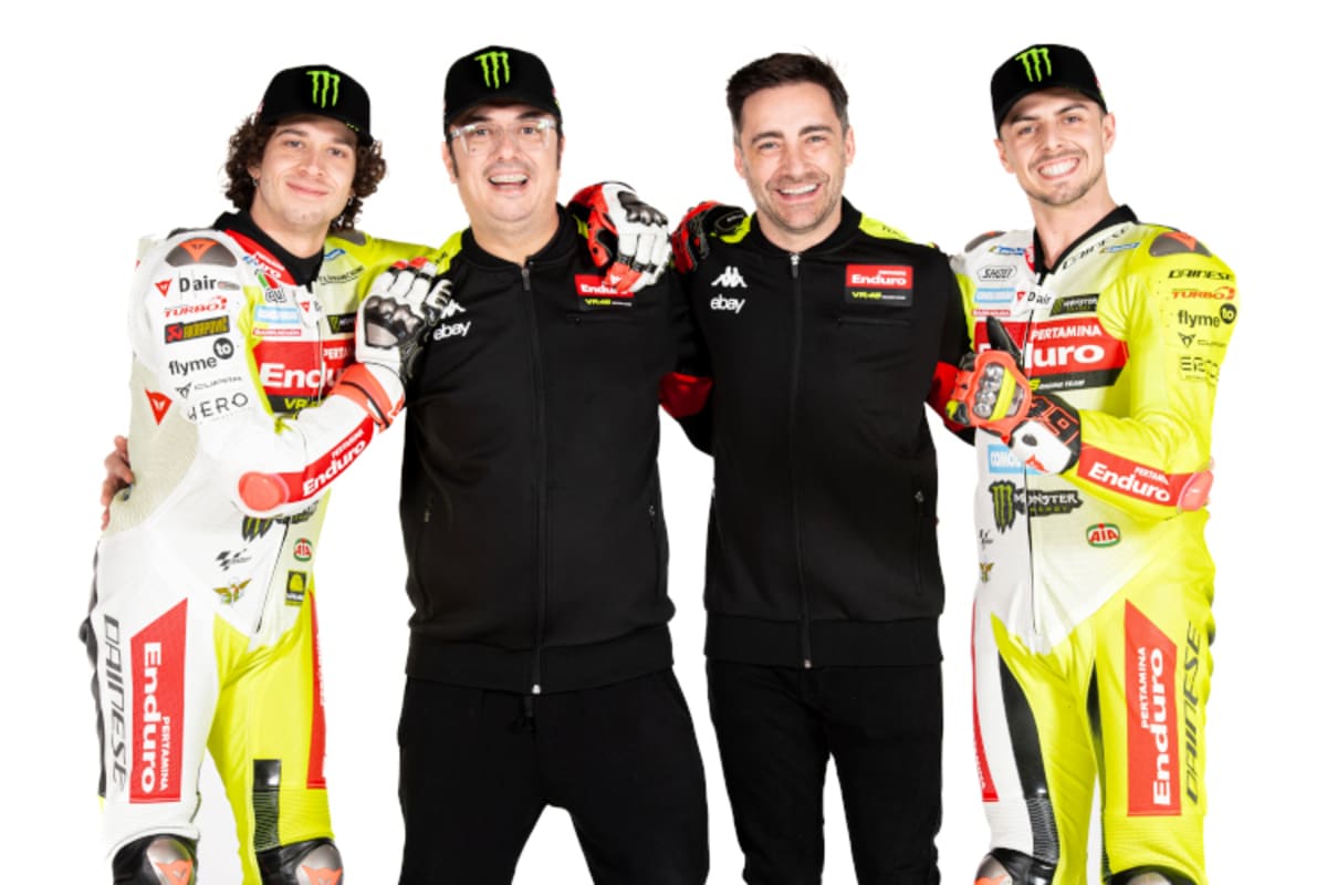 Marco Bezzecchi, Uccio Salucci, Pablo Nieto und Fabio Di Giannantonio