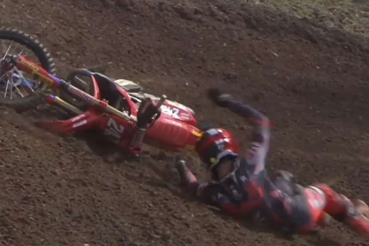 Tim Gajser stürzte in Führung liegend