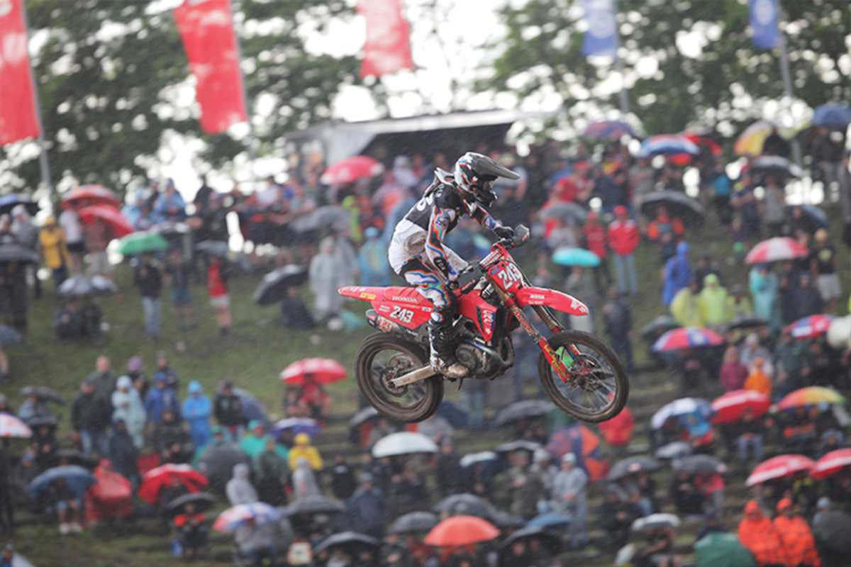 Tim Gajser gewann im Regen