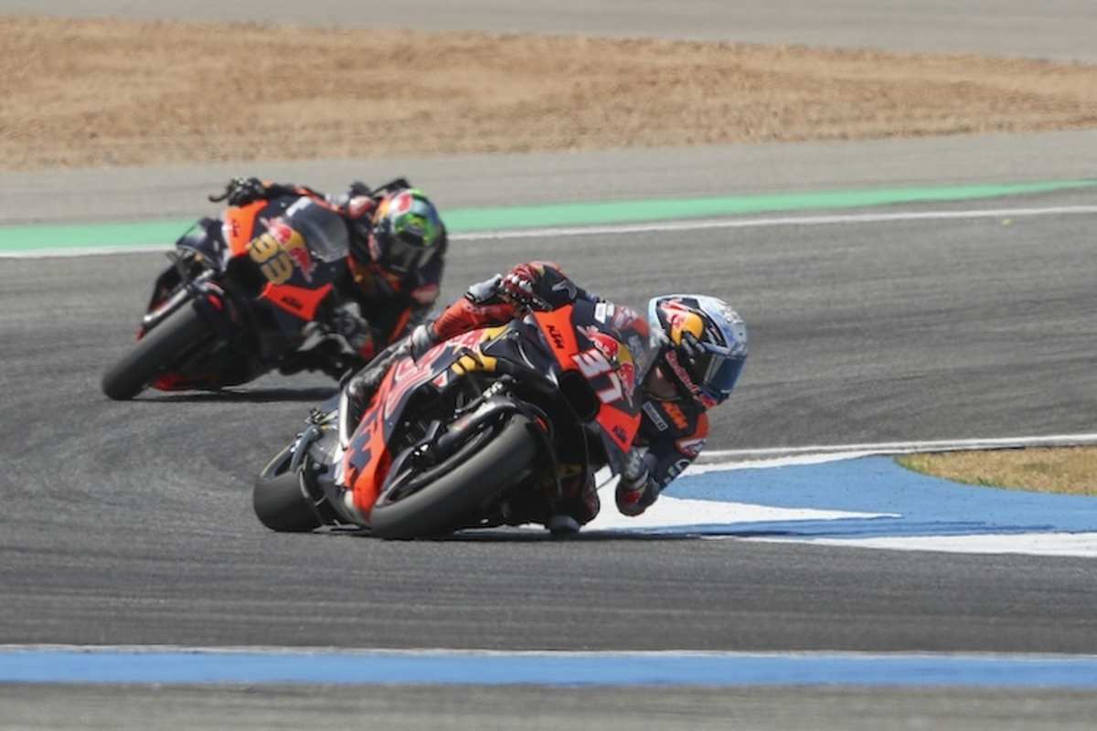 Gesetzt bei KTM Factory Racing: Pedro Acosta und Brad Binder