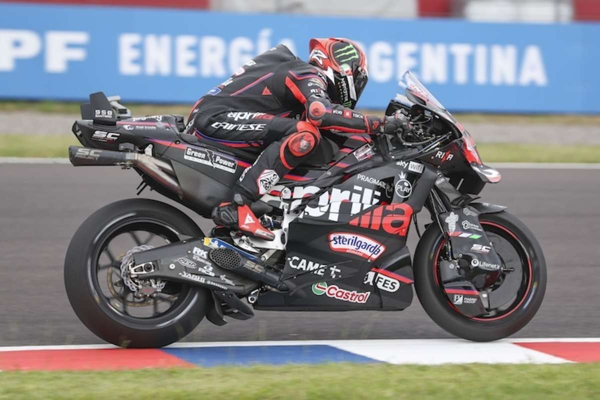 Beste Aprilia: Marco Bezzecchi auf P6