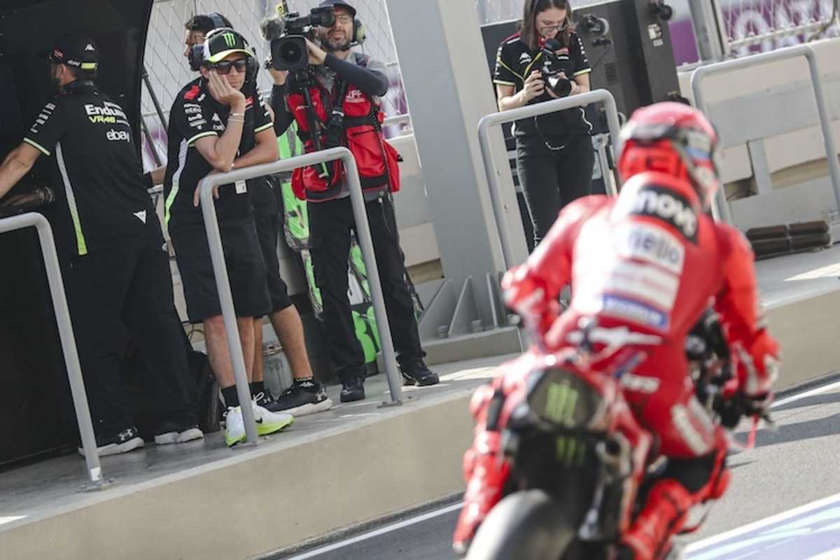 Valentino Rossi beobachtete Marc Marquez' erste Versuche als Ducati-Werkspilot