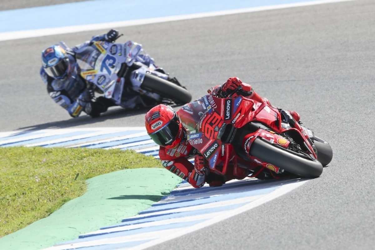 Marc Marquez schaffte es auf Platz 2, Alex Marquez startet von Position 4