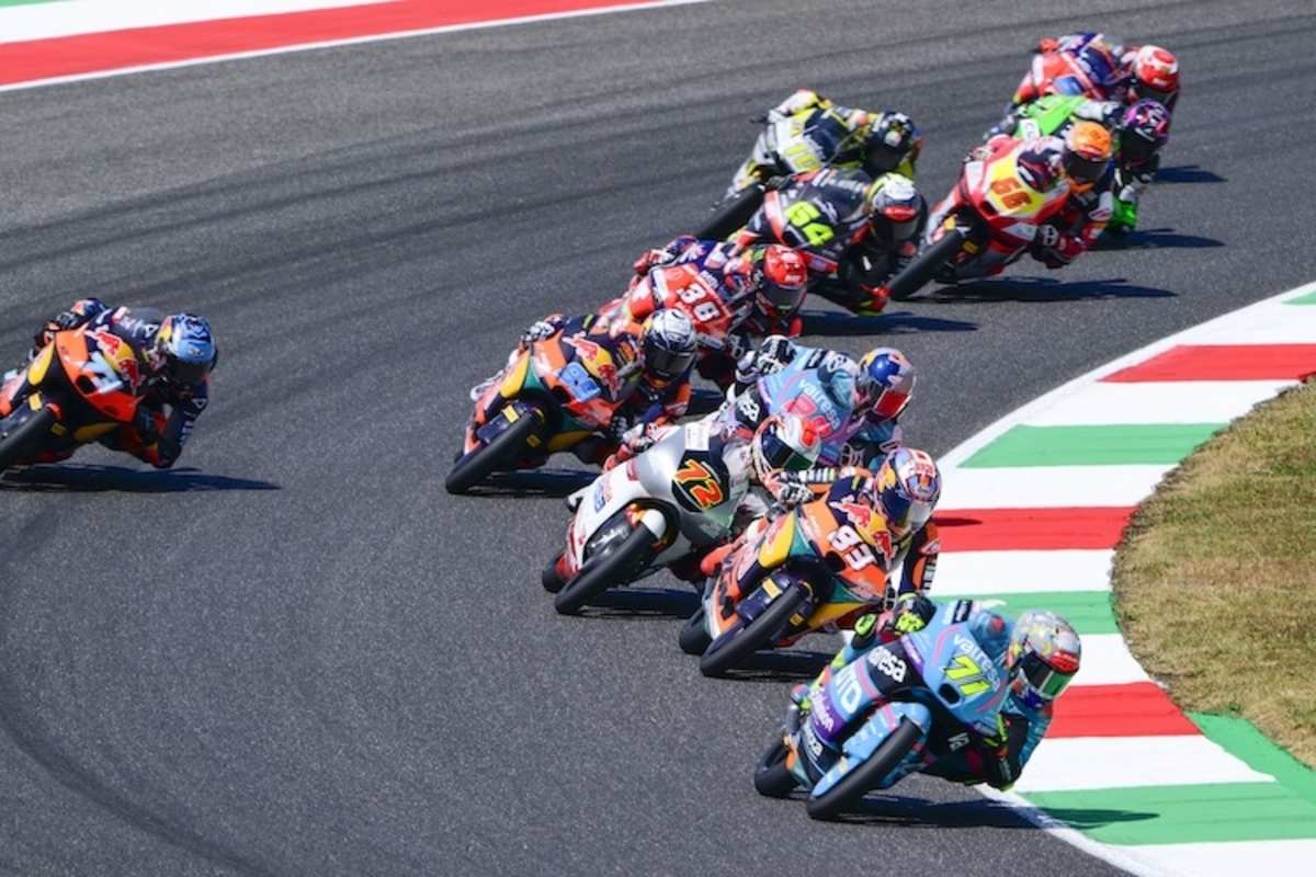 Comeback: Dennis Foggia (#71) schaffte es als Dritter aufs Podium