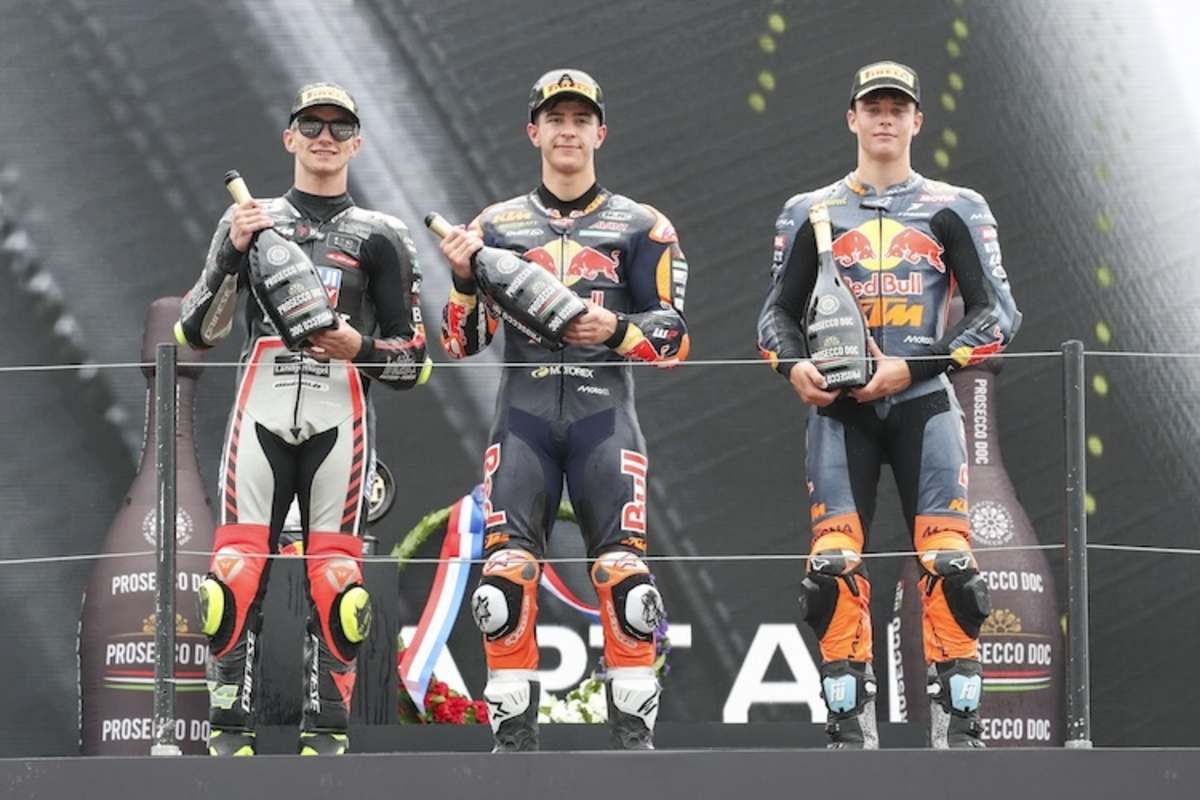 Rueda, Munoz, Perrone: Die Top--3 der Moto3 in Assen
