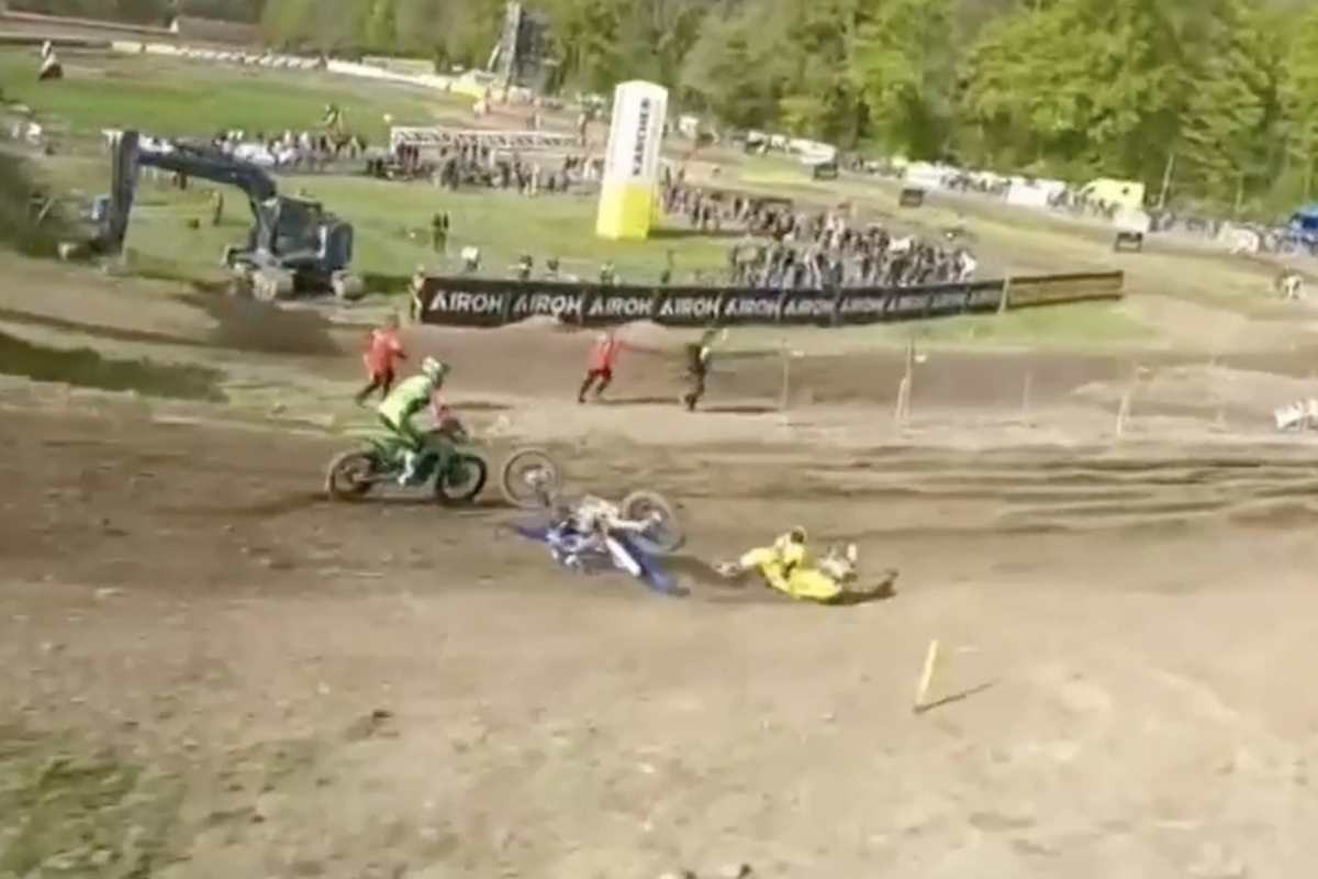 Valentin Guillod stürzte im zweiten Rennen schwer