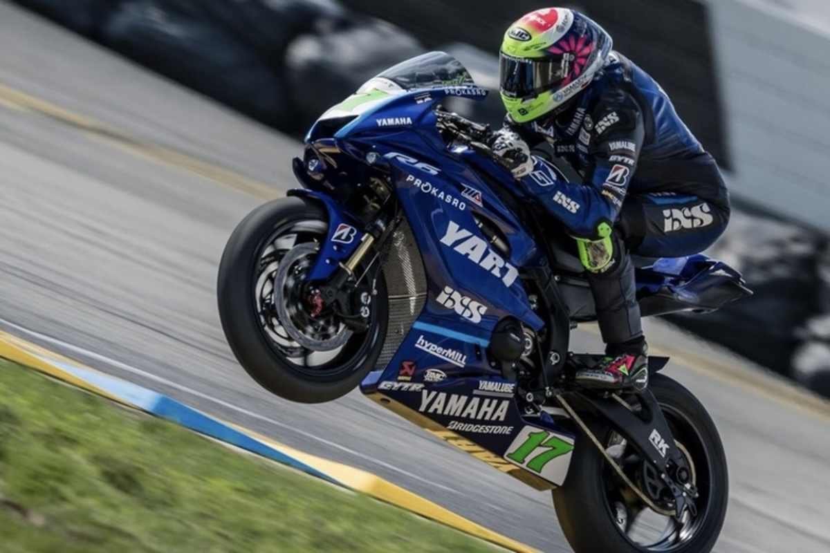 Marvin Fritz (Yamaha) hatte ein spektakuläres Wochenende in Daytona