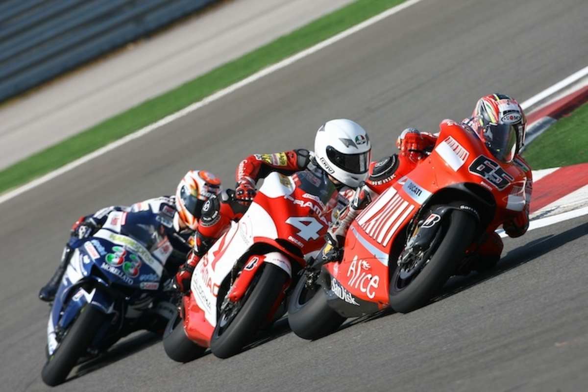 Istanbul 2007: Loris Capirossi vor Alex Barros und Marco Melandri