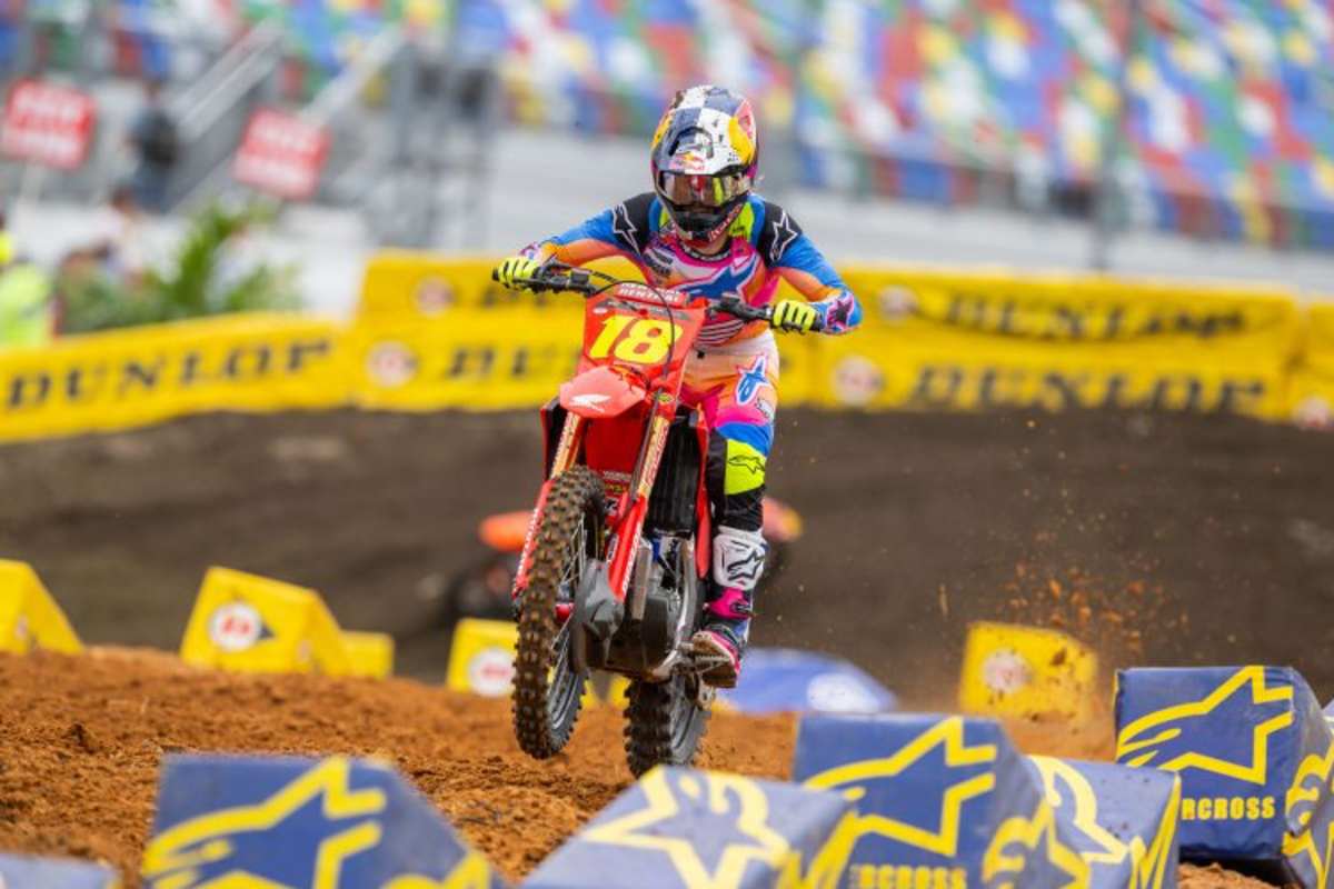 Jett Lawrence in den Whoops von Daytona