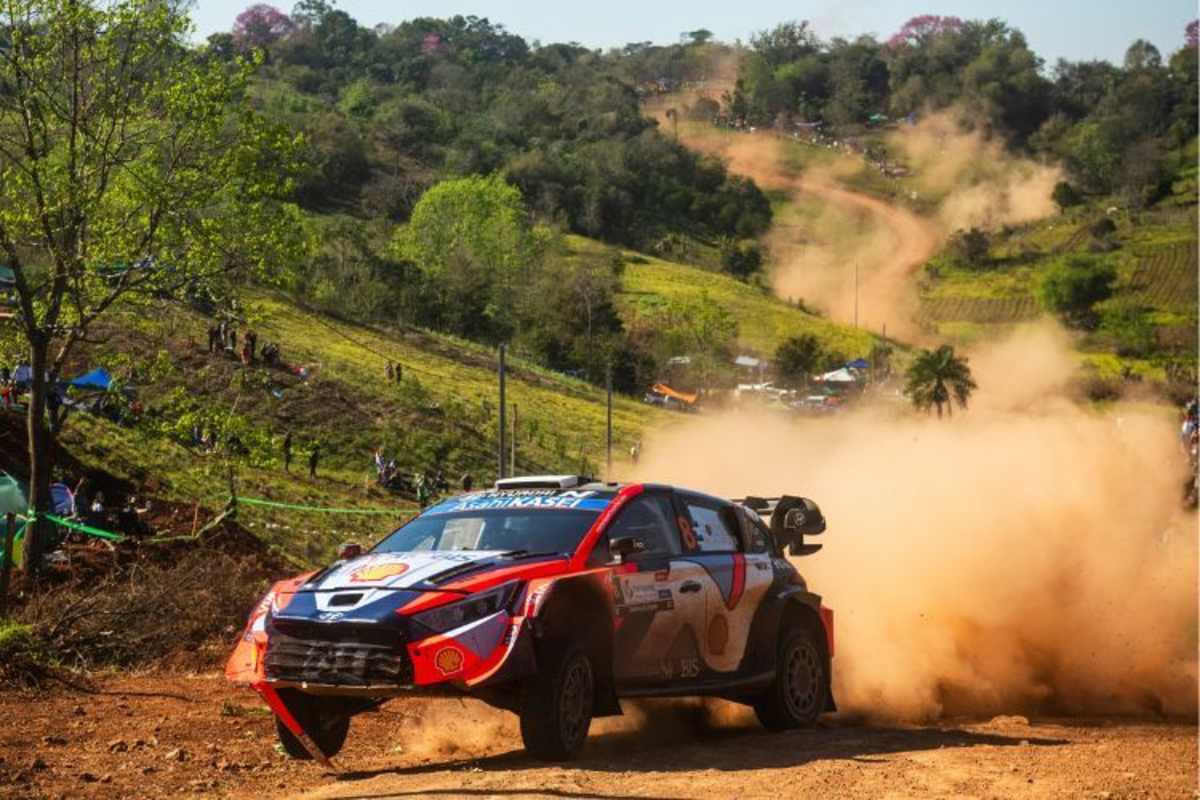 Ott Tänak (Hyundai) liegt an dritter Stelle