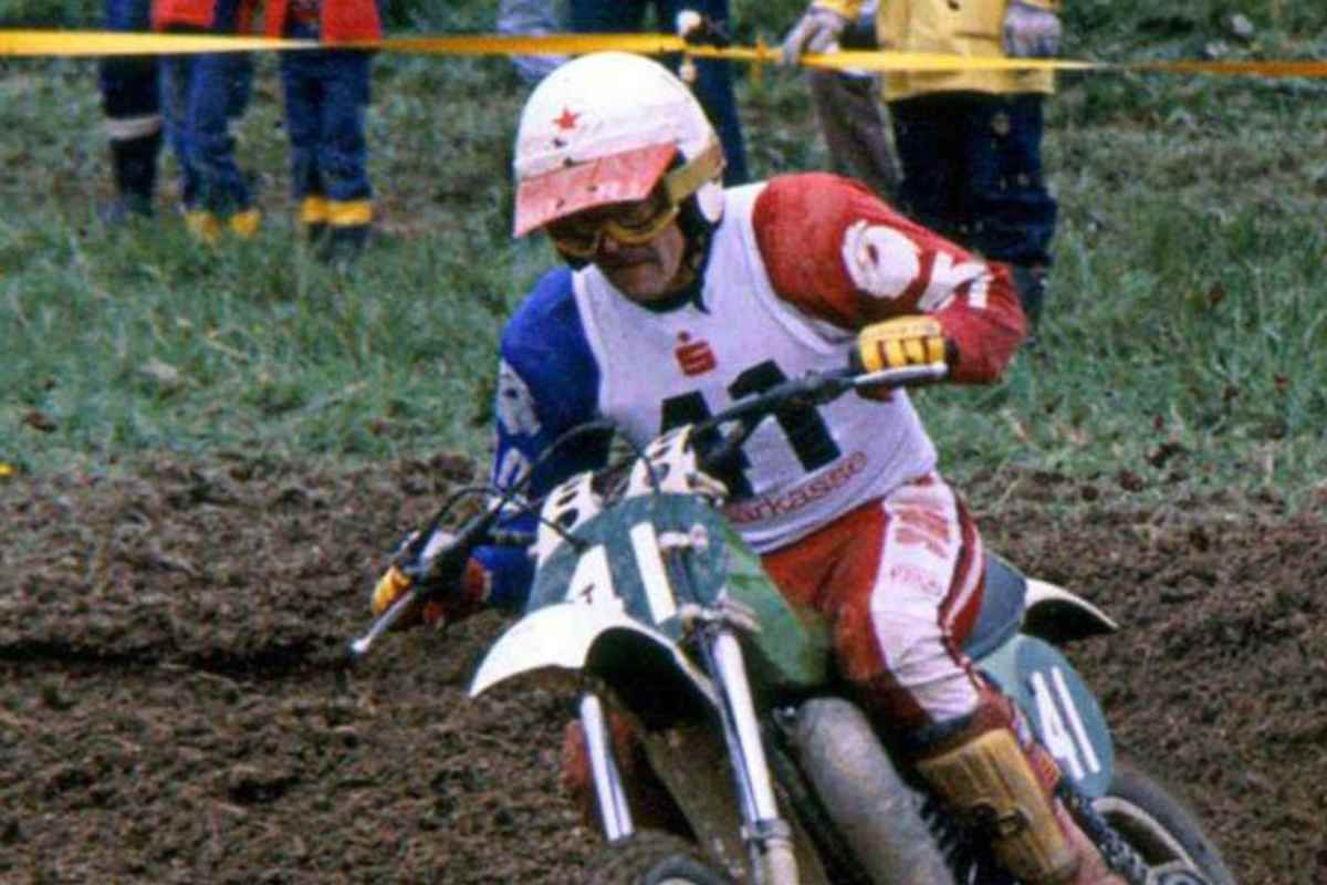 Vladimir Kavinov auf der Werks-CZ