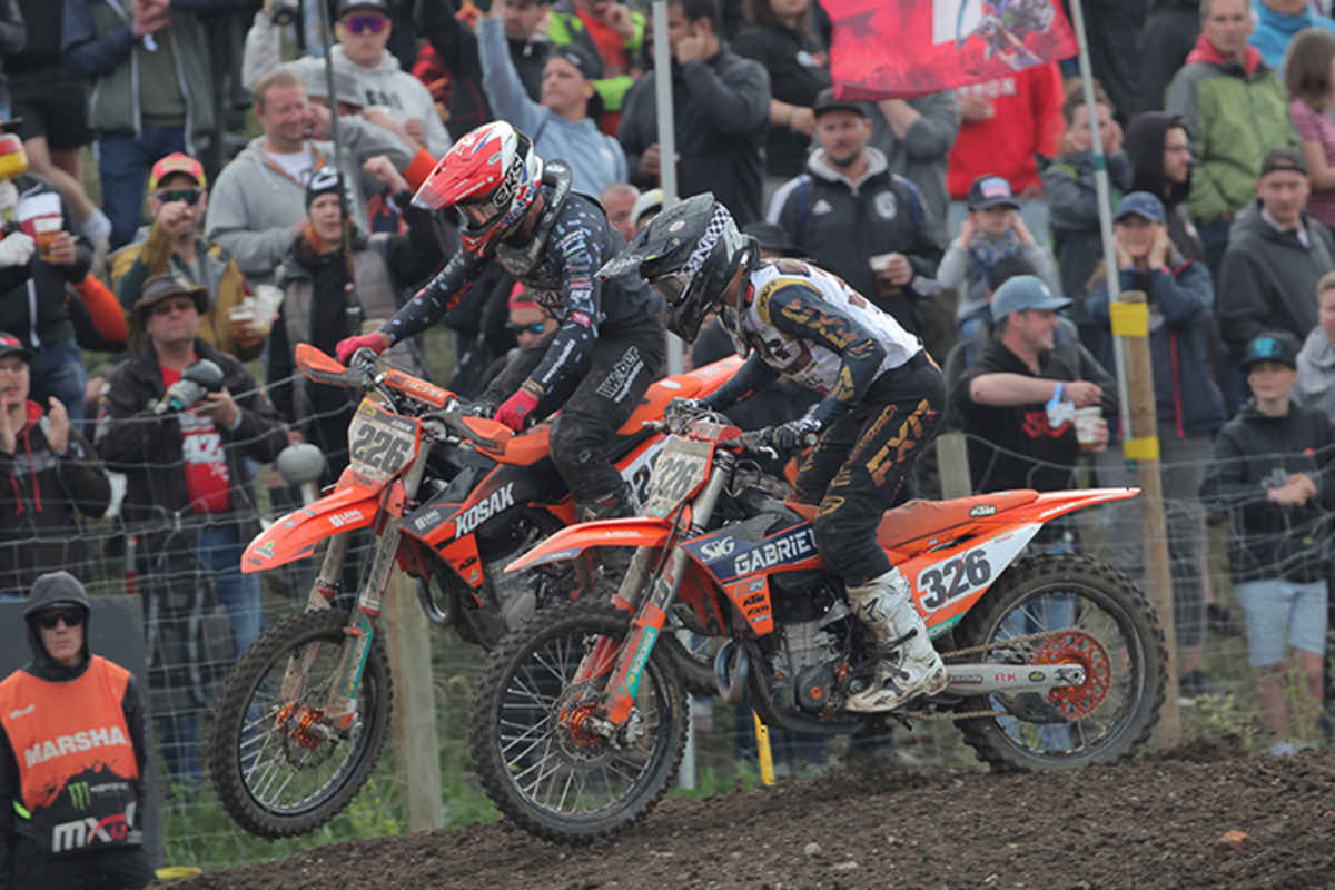 Tom Koch kämpft mit Josh Gilbert