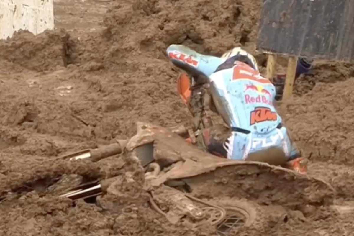 Simon Längenfelder stürzte