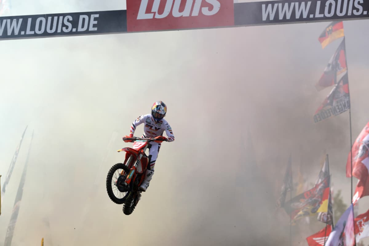 Simon Längenfelder wurde von den Fans gefeiert