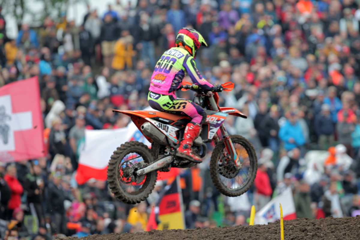 Noah Ludwig bei seinem Heimspiel