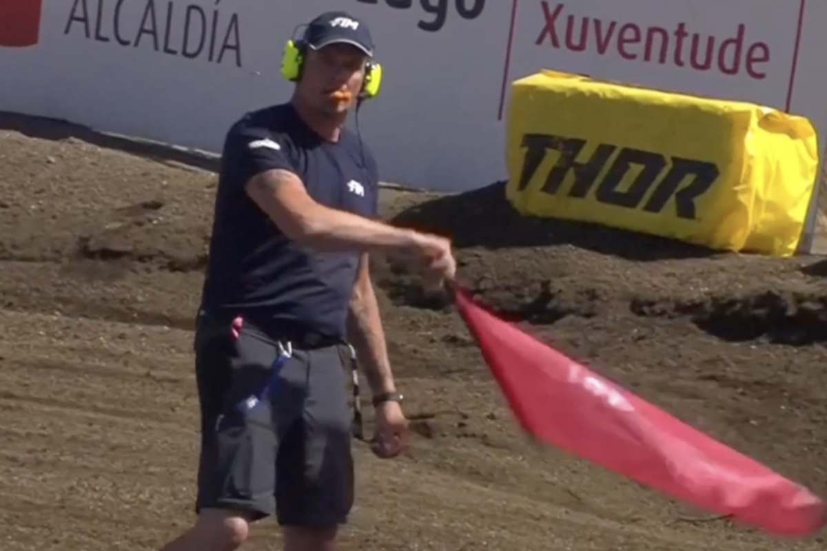 Der zweite Lauf wurde nach einer Fehlfunktion des Startgatters mit roter Flagge abgebrochen