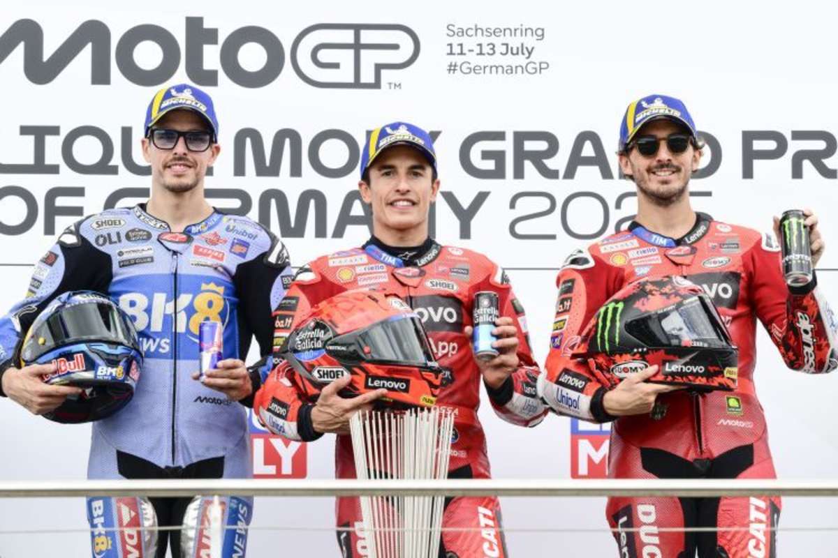 Rennen - Alex Márquez, Marc Márquez & Francesco Bagnaia