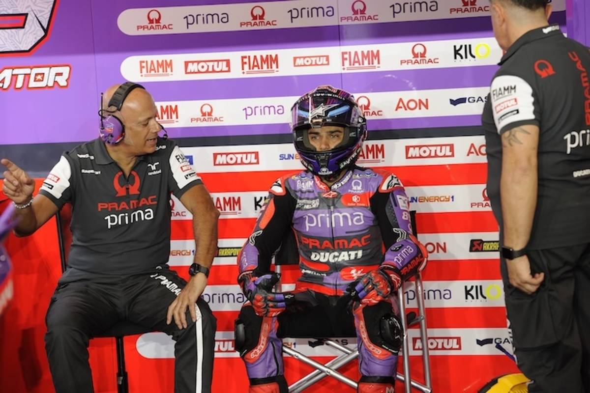 Der Chef am Freitag. Jorge Martin und sein Pramac Ducati-Team sind in bester Verfassung