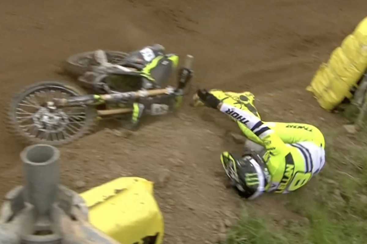 Camden McLellan ging zu Boden