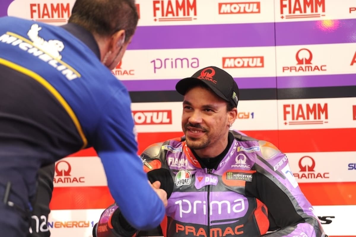 Here I am. Franky Morbidelli für Pramac Racing als Siebter mit guten ersten Aufschlag