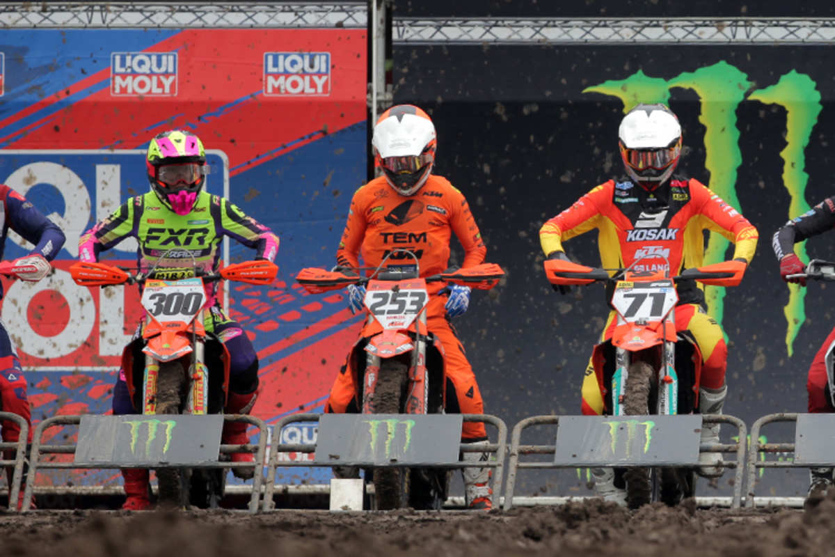 Noah Ludwig (#300), Jan Panzer (#253) und Maximilian Spies (#71) am Start