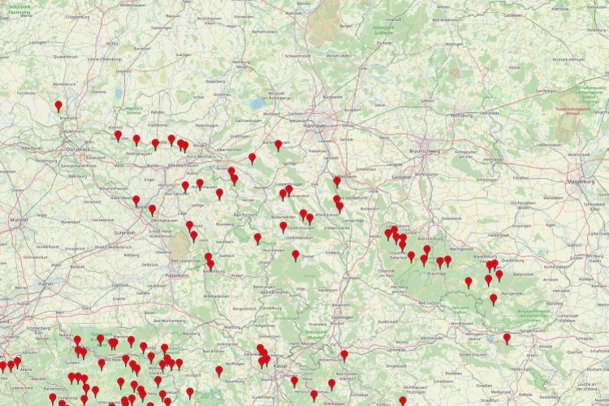 Auch südlich von Hannover in Deutschland gibt es Passübergänge