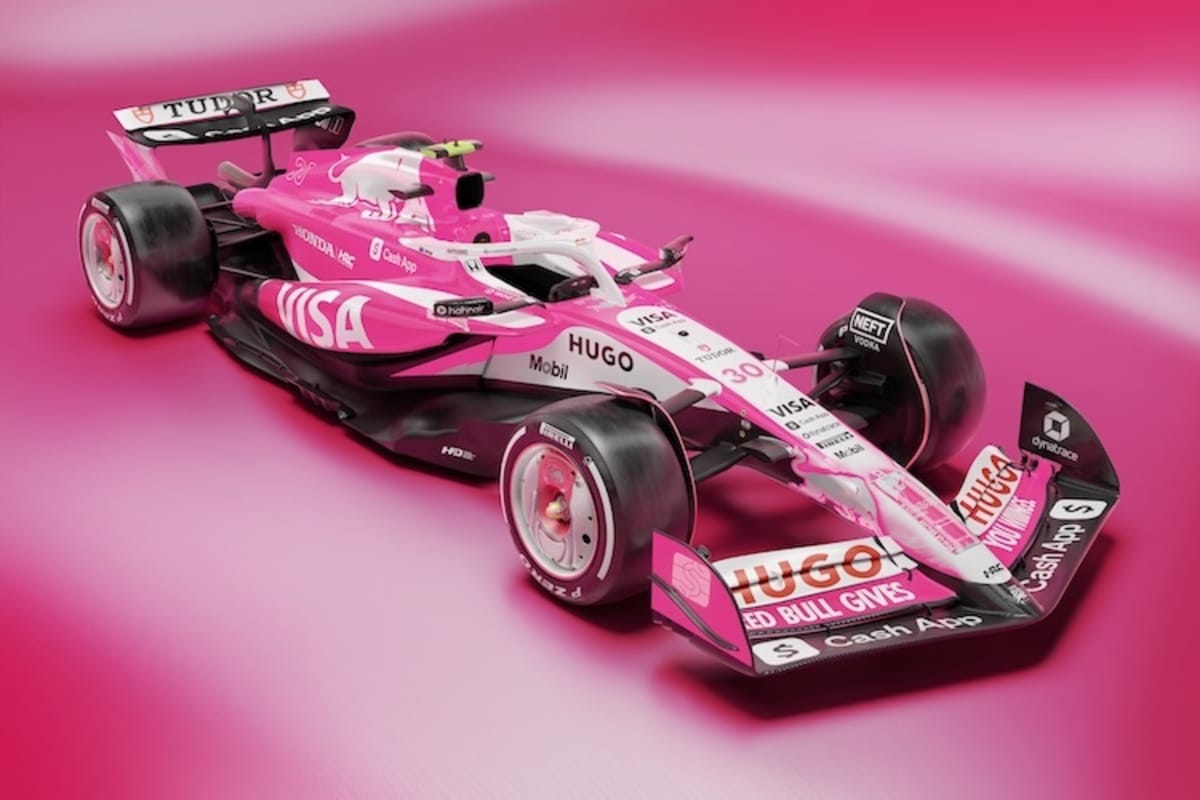 Einmalig: Die Sonderlackierung ist nur in Miami zu sehen