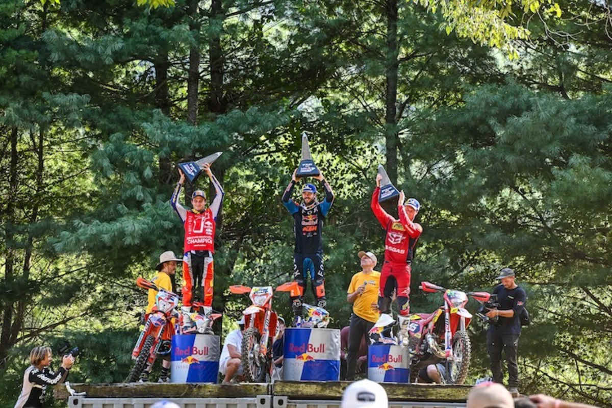 Die Top-3: Manuel Lettenbichler, Trystan Hart und Wade Young