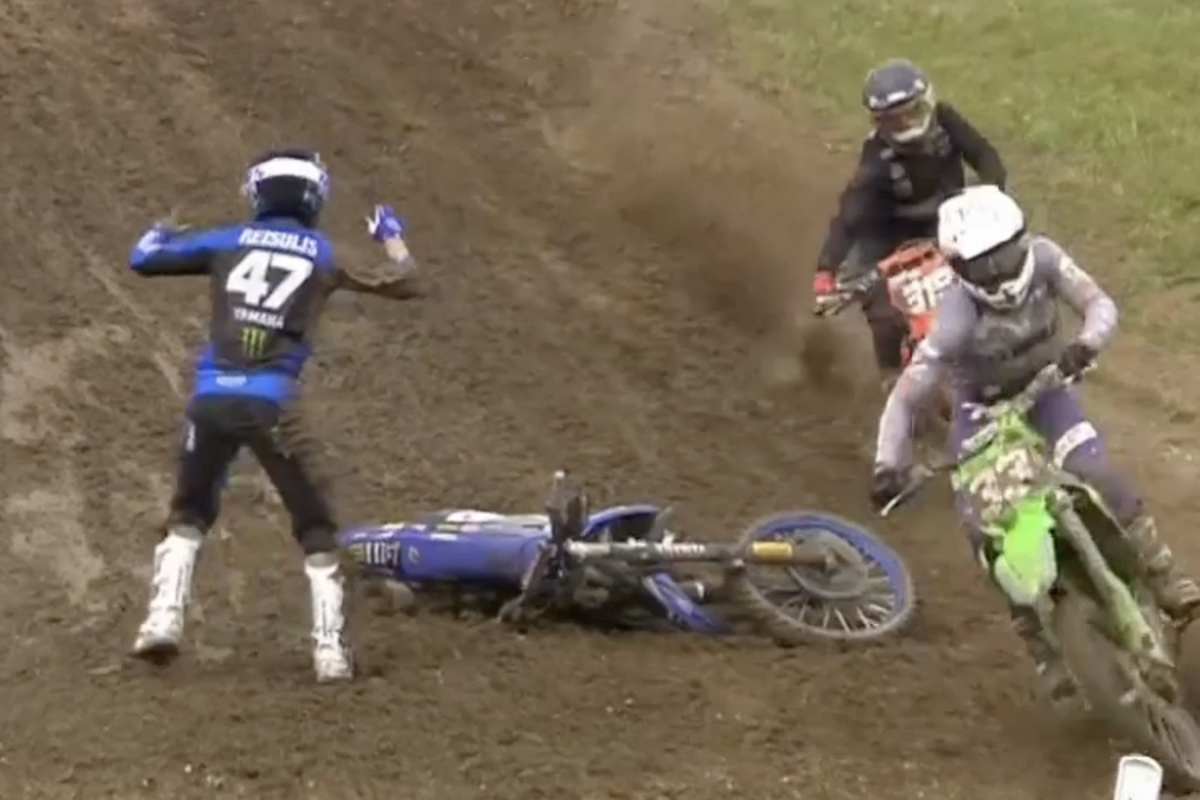 Karlis Reisulis stürzte