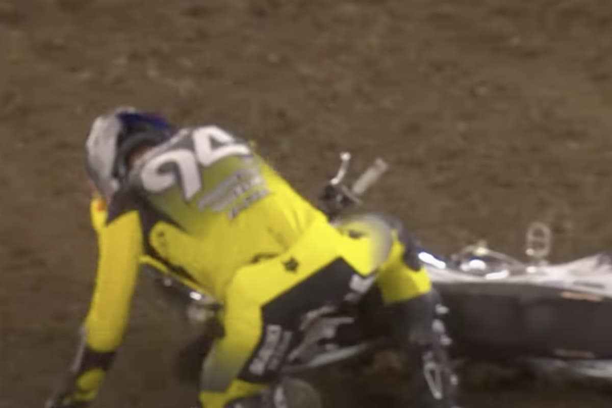 Ken Roczen stürzte im 3. Finale von Anaheim-2