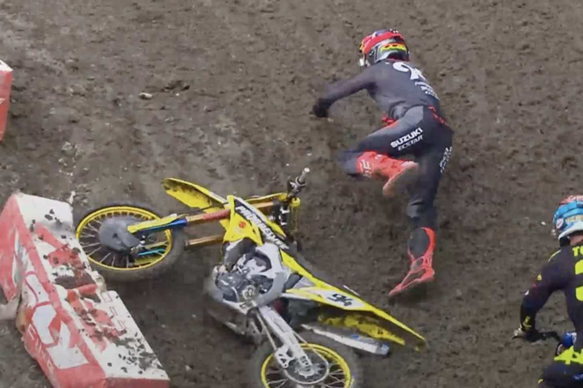 Ken Roczen stürzte im Vorlauf und musste sich über das Last Chance Qualifying für das Finale qualifizieren