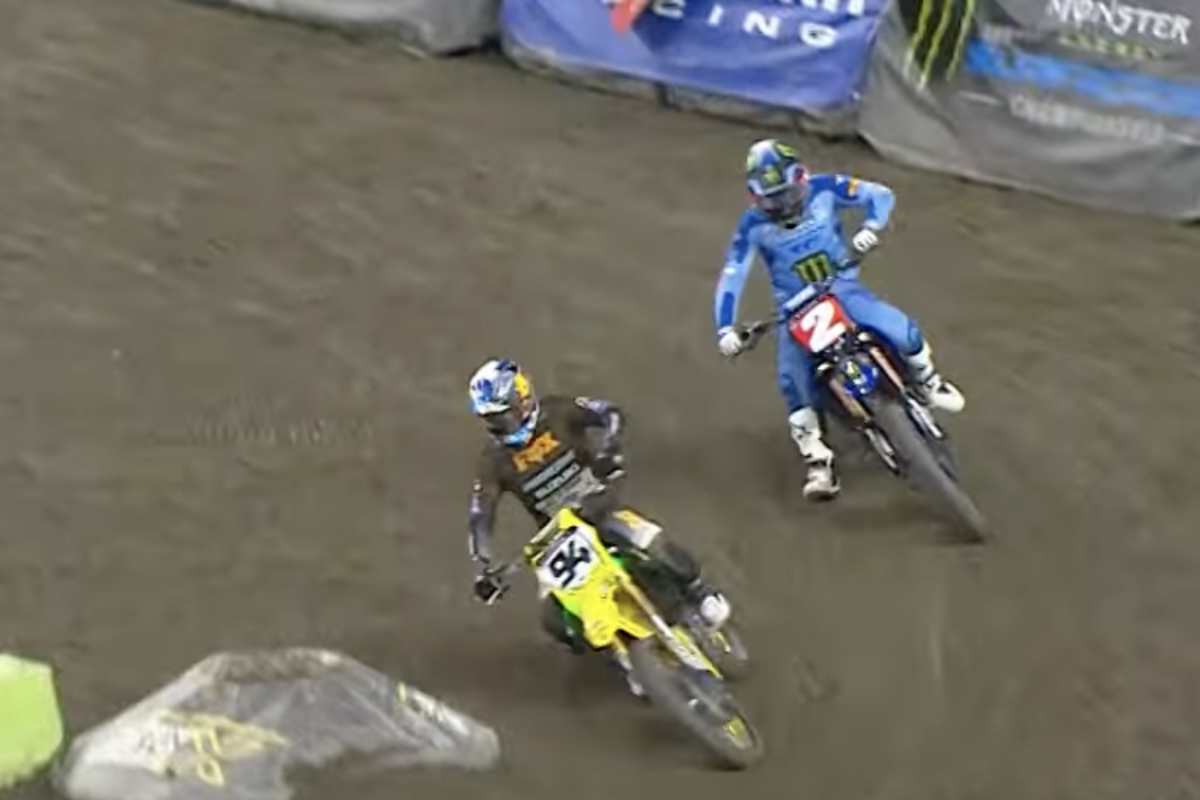 Ken Roczen führte das Rennen 9 Runden lang an