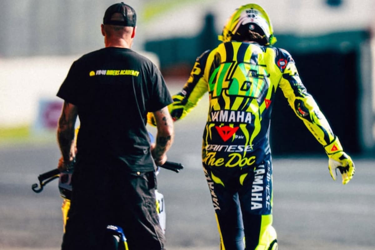 Rossi macht sich auf seinen Einsatz bereit