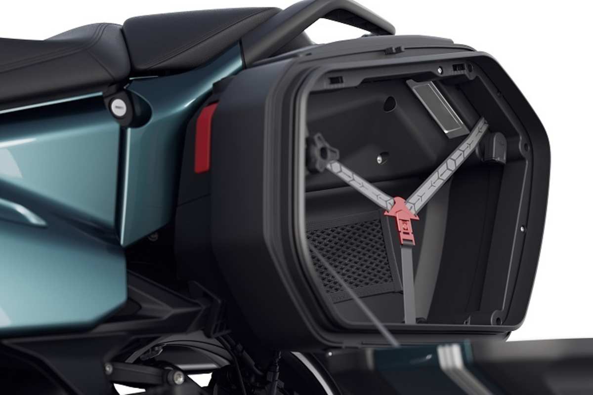 Optionale Vario-Koffer mit Innenbeleuchtung und integriert in die Zentralverriegelung