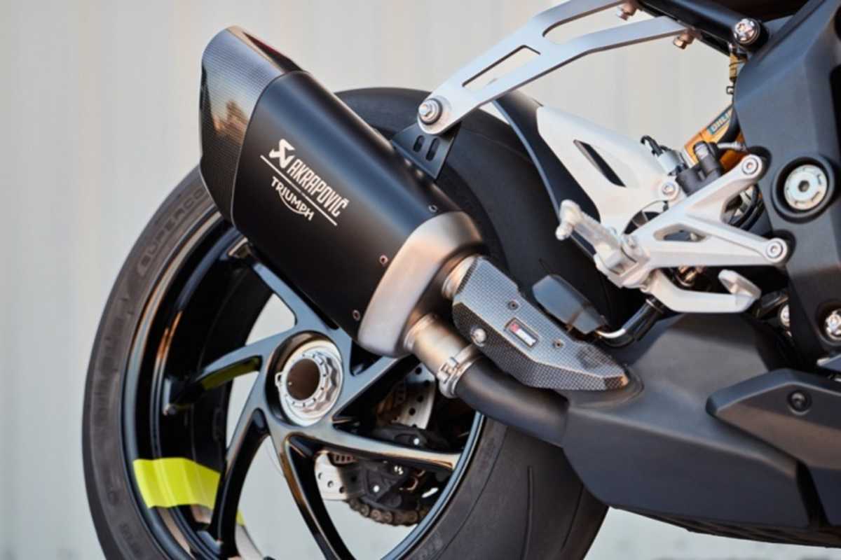 An der limitierten RX ist ein Schalldämpfer von Akrapovic serienmässig dran