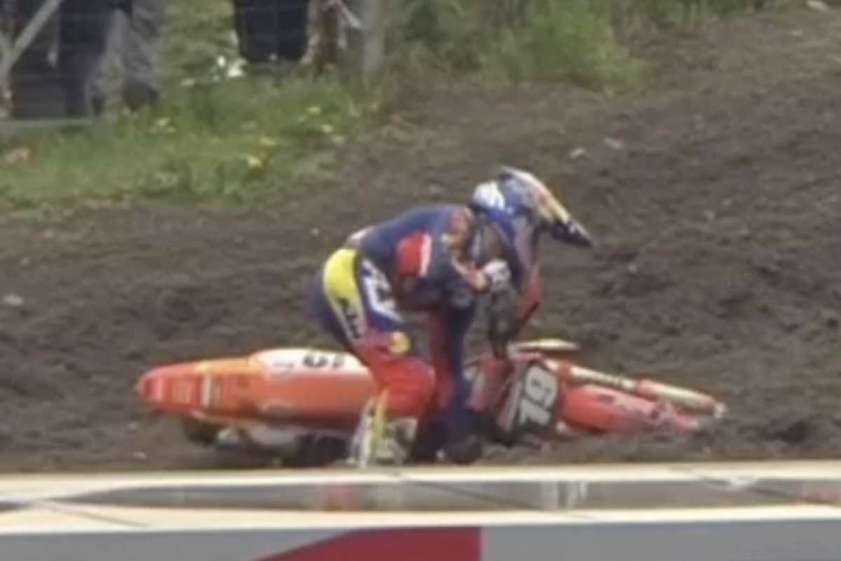 Sacha Coenen stürzte in Führung liegend